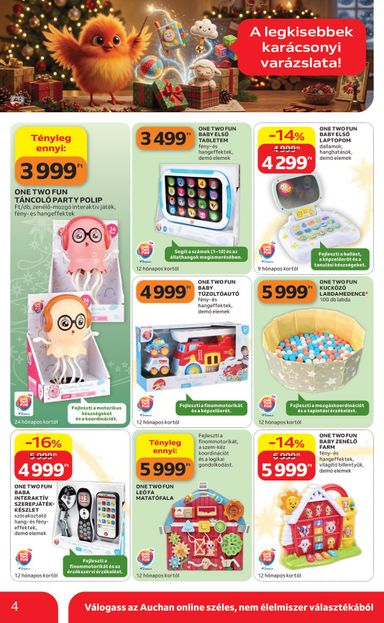 Akciós újság Auchan - Auchan Hipermarket érvényes 10.22.-tól 11.25.-ig - 4 oldal