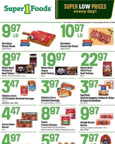 Super 1 Foods - Hot Sheet
