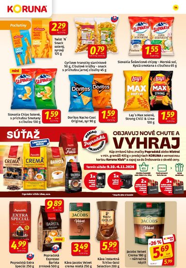 Leták Koruna - Koruna od 23.10. do 04.11. - strana 14