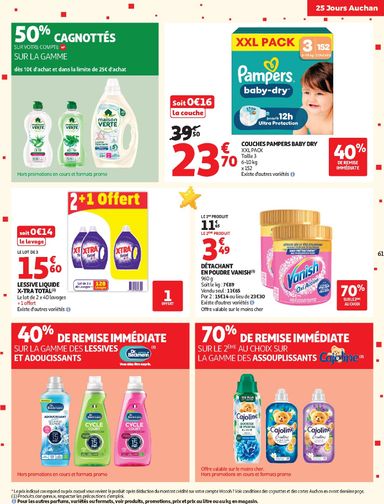 Folder Auchan - Auchan van 03/11 tot 08/11 - side 61