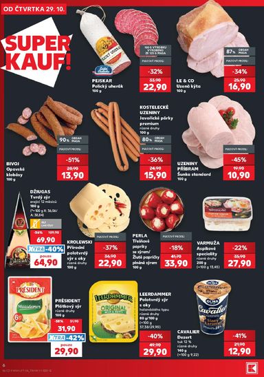 Leták Kaufland - Kaufland - Kolín od 29.10. do 03.11. - strana 6