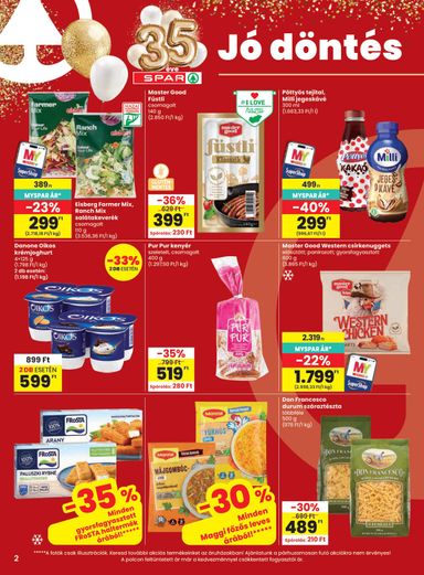 Akciós újság Spar - SPAR érvényes 10.29.-tól 11.04.-ig - 2 oldal