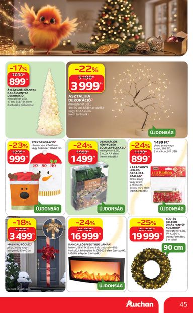Akciós újság Auchan - Auchan Hipermarket érvényes 10.22.-tól 11.25.-ig - 45 oldal
