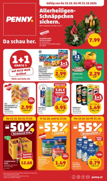 PENNY-Flugblatt - PENNY gültig ab 15.10. bis 21.10. - seite 1