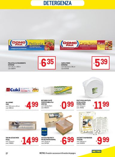 Volantino METRO - Metro - Campania e Sicilia valido dal 22/10 al 04/11 - pagina 27