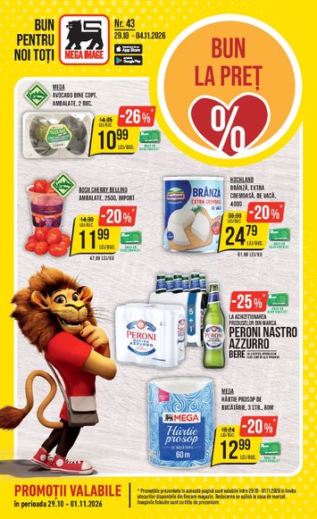 Catalogul Mega Image - Mega Image de la 29.10. până la 04.11. - pagina 1