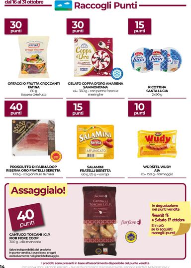 Volantino Coop Firenze - Coop Firenze - Mini valido dal 15/10 al 28/10 - pagina 14
