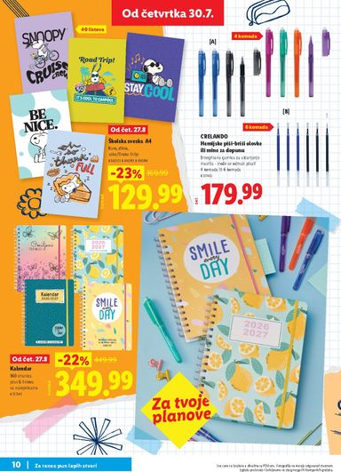 Katalog Lidl - Lidl - Back to school od 30.07 do 31.10 - strana 10