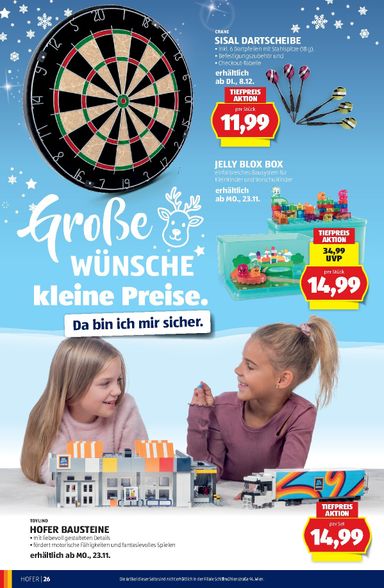 Leták Hofer Rakúsko - Hofer Rakúsko - Unser Weihnachtskatalog od 30.10. do 31.12. - strana 26
