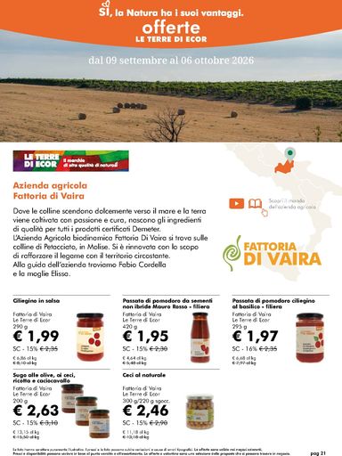 Volantino NaturaSì - NaturaSì valido dal 07/10 al 03/11 - pagina 21