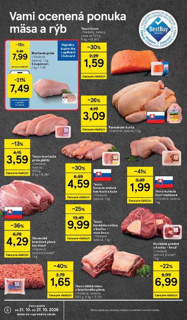 Leták Tesco - Tesco od 21.10. do 27.10. - strana 8