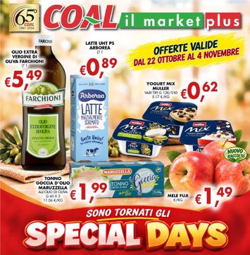 Volantino Coal - Coal il Market Plus valido dal 22/10 al 04/11 - pagina 1