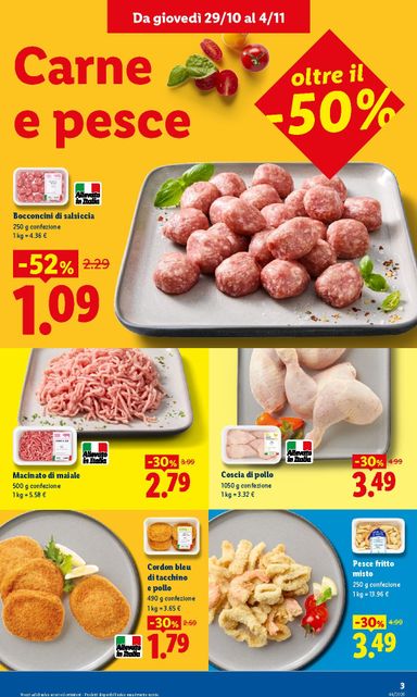 Volantino Lidl - Lidl - Nuova apertura Arezzo valido dal 29/10 al 04/11 - pagina 3