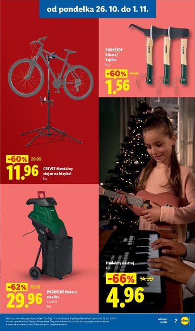 Leták Lidl - Lidl - Ešte viac extra akcií od 26.10. do 01.11. - strana 7