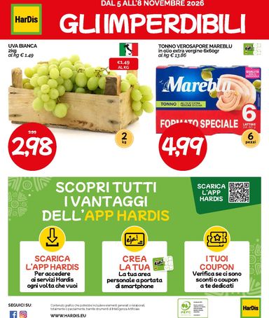Volantino Hardis - Hardis valido dal 29/10 al 08/11 - pagina 16