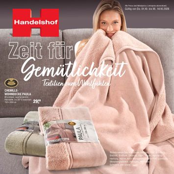 Prospekt Handelshof - Handelshof - Heimtextil gültig ab 01.10. bis 14.10. - seite 1