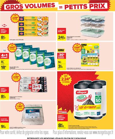 Catalogue Carrefour - Carrefour - Gros Volumes = Petits Prix valable dès le 22/10 au 09/11 - page 26