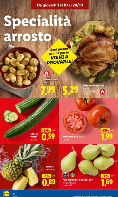 Volantino Lidl - Lidl - Nuova apertura Arezzo valido dal 22/10 al 28/10 - pagina 2