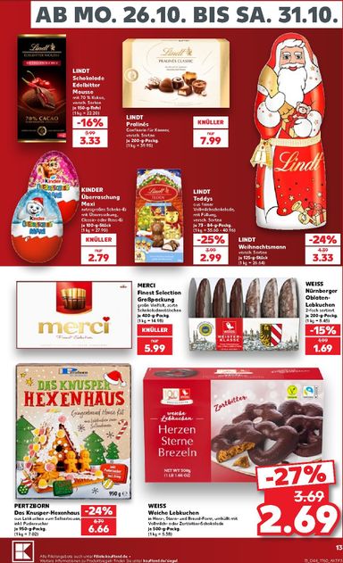 Leták Kaufland Německo - Kaufland Německo od 26.10. do 31.10. - strana 13