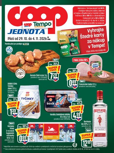 Leták COOP Jednota - COOP Jednota od 29.10. do 04.11. - strana 25