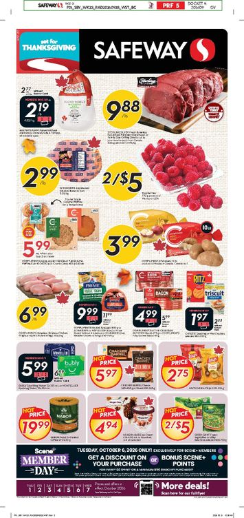 Flyer Safeway - Safeway valid since 10-01 until 10-07 - page 1