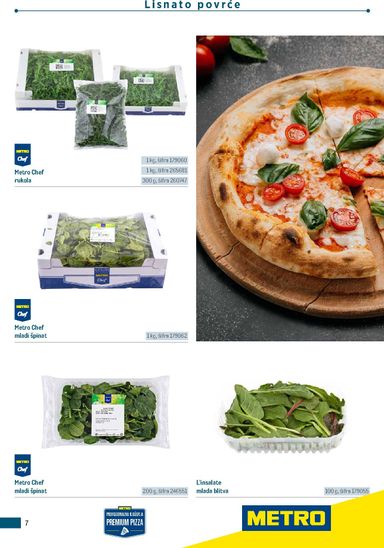 Katalog Metro - Metro - Poslovna rješenja - Pizzeria vrijedi od 06.07. do 31.12. - stranica 7