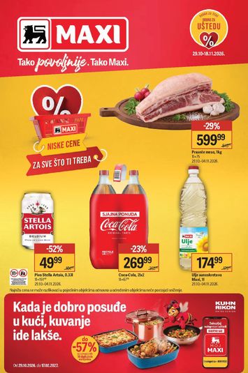Katalog Maxi - Maxi od 29.10 do 18.11 - strana 1