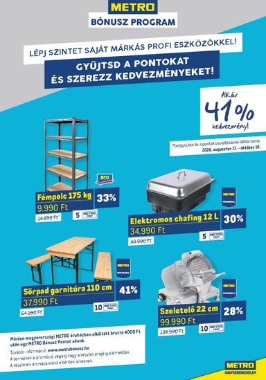 Akciós újság Metro - Metro érvényes 10.01.-tól 10.31.-ig - 47 oldal