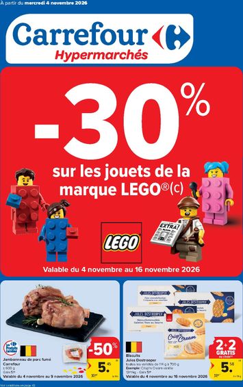 Folder Carrefour - Carrefour Hypermarchés van 04/11 tot 16/11 - side 1