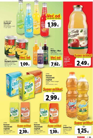 Katalog Plodine - Plodine - Vrijedni kupovine vrijedi od 22.10. do 04.11. - stranica 55