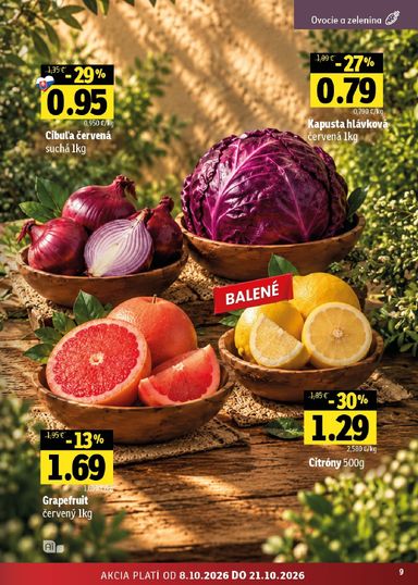 Leták FRESH - Fresh - Východné Slovensko od 08.10. do 21.10. - strana 9