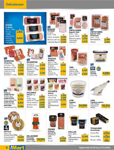 Φυλλάδιο The Mart - The Mart - Για Επιχειρήσεις Εστίασης από 21/10 έως 03/11 - σελίδα 8