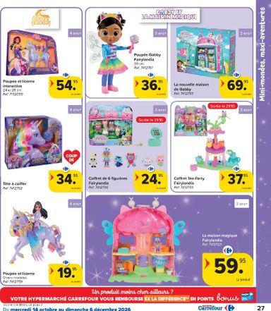 Folder Carrefour - Carrefour - Catalogue Jouets van 14/10 tot 06/12 - side 27
