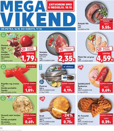 Katalog Kaufland - Kaufland vrijedi od 14.10. do 20.10. - stranica 38