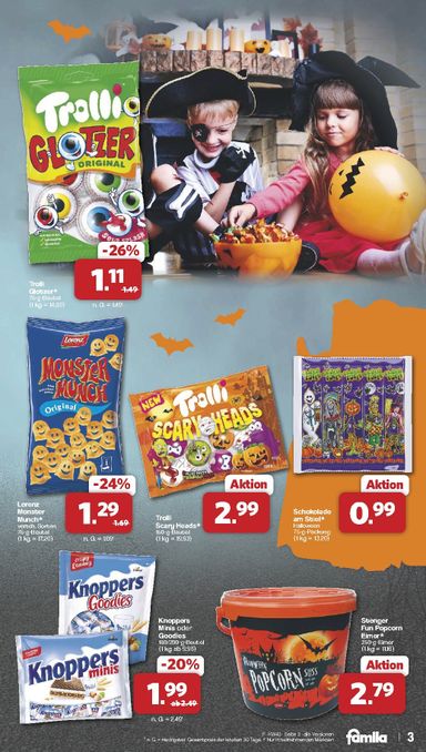Prospekt Famila Nordwest - Famila Nordwest - Schaurig lecker gültig ab 19.10. bis 24.10. - seite 3
