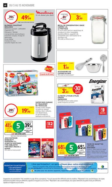 Catalogue Intermarché - Intermarché valable dès le 03/11 au 15/11 - page 48