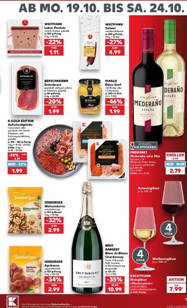 Leták Kaufland Německo - Kaufland Německo - Herbst auf dem Tisch od 19.10. do 24.10. - strana 7