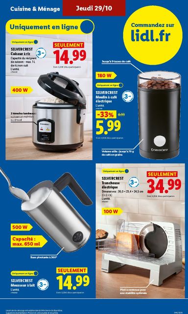 Catalogue Lidl - Lidl valable dès le 29/10 au 04/11 - page 7