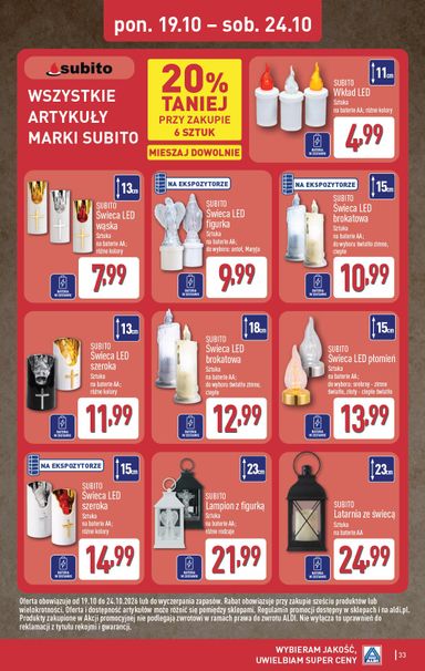 Gazetka ALDI - ALDI od 19.10. do 24.10. - strona 33