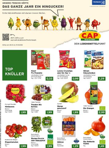 Prospekt CAP Markt - CAP Markt gültig ab 26.10. bis 31.10. - seite 1