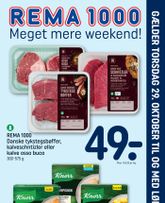 Rema 1000 - Weekend gyldigt fra torsdag 29.10.2026