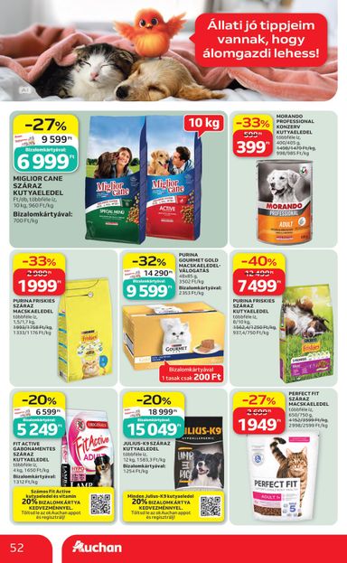 Akciós újság Auchan - Auchan Hipermarket érvényes 10.22.-tól 10.28.-ig - 52 oldal