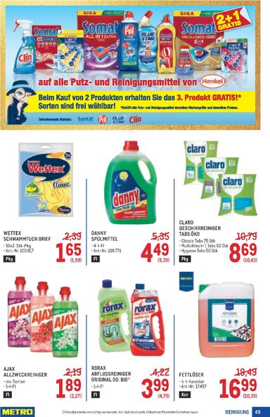 METRO-Flugblatt - Metro - Profi gültig ab 29.10. bis 11.11. - seite 49