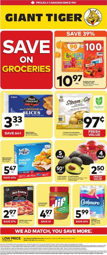 Flyer Giant Tiger - Giant Tiger valid since 10-14 until 10-20 - page 1
