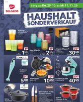 Selgros - Haushalt Sonderverkauf-Prospekt gültig ab Donnerstag 29.10.2026