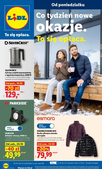 Gazetka Lidl - Lidl - Okazje od 19.10. do 24.10. - strona 1