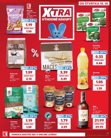 Leták Kaufland - Kaufland od 15.10. do 21.10. - strana 43