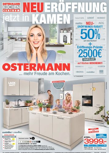 Prospekt Ostermann - Ostermann - Neueröffnung Kamen & Bottrop gültig ab 02.10. bis 30.10. - seite 1