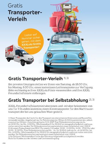 Prospekt XXXLutz - XXXlutz - Freundschaftskartenjournal gültig ab 01.08. bis 31.01. - seite 8