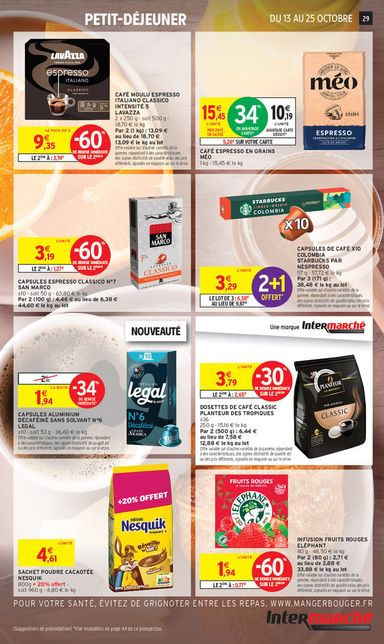 Catalogue Intermarché - Intermarché valable dès le 13/10 au 25/10 - page 21